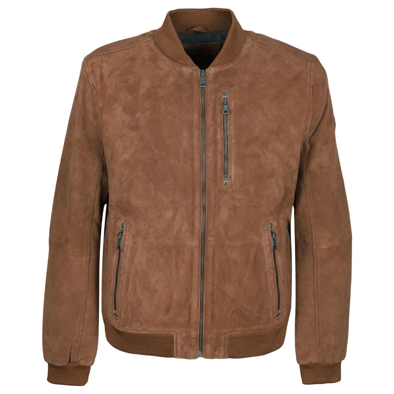 Mauritius Herren Lederjacke Kolmo light brown