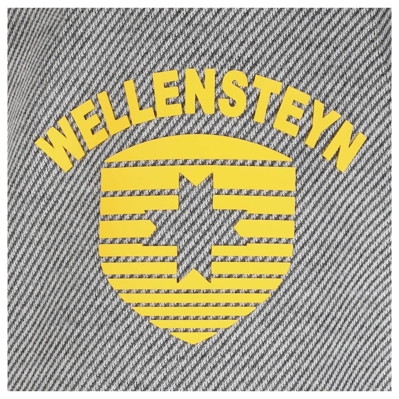 Herren Jacke Florida Men von Wellensteyn in Hellgrau meliert, Detailansicht Markenlogo