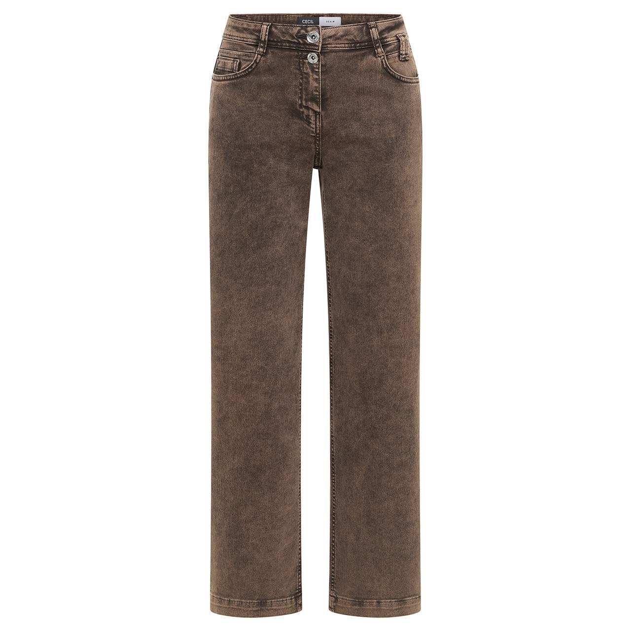 Cecil Neele Color Jeans chocolate mousse