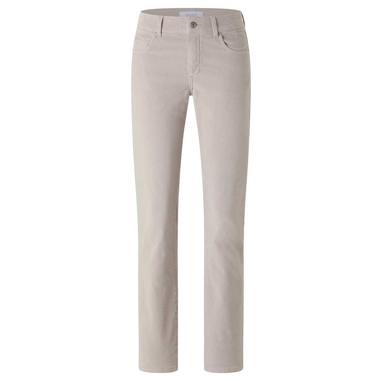 Stretch Damen Cordhose Cici von Angels in Hellbeige, Vorderansicht