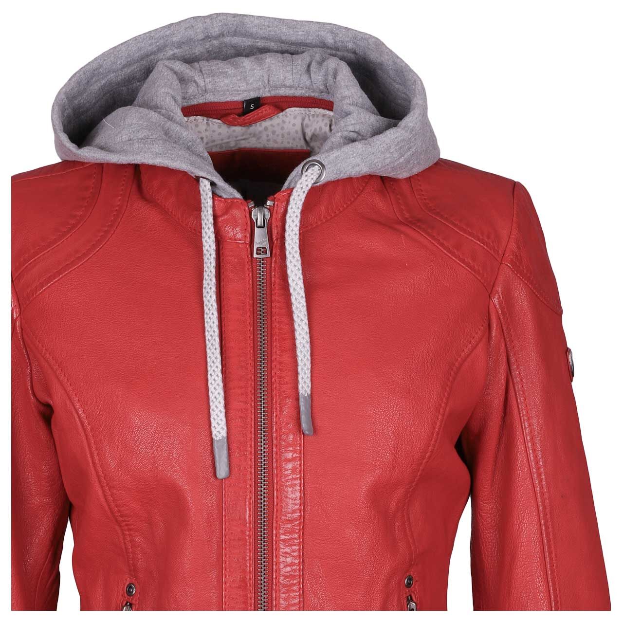 Mauritius Damen Lederjacke Adila red