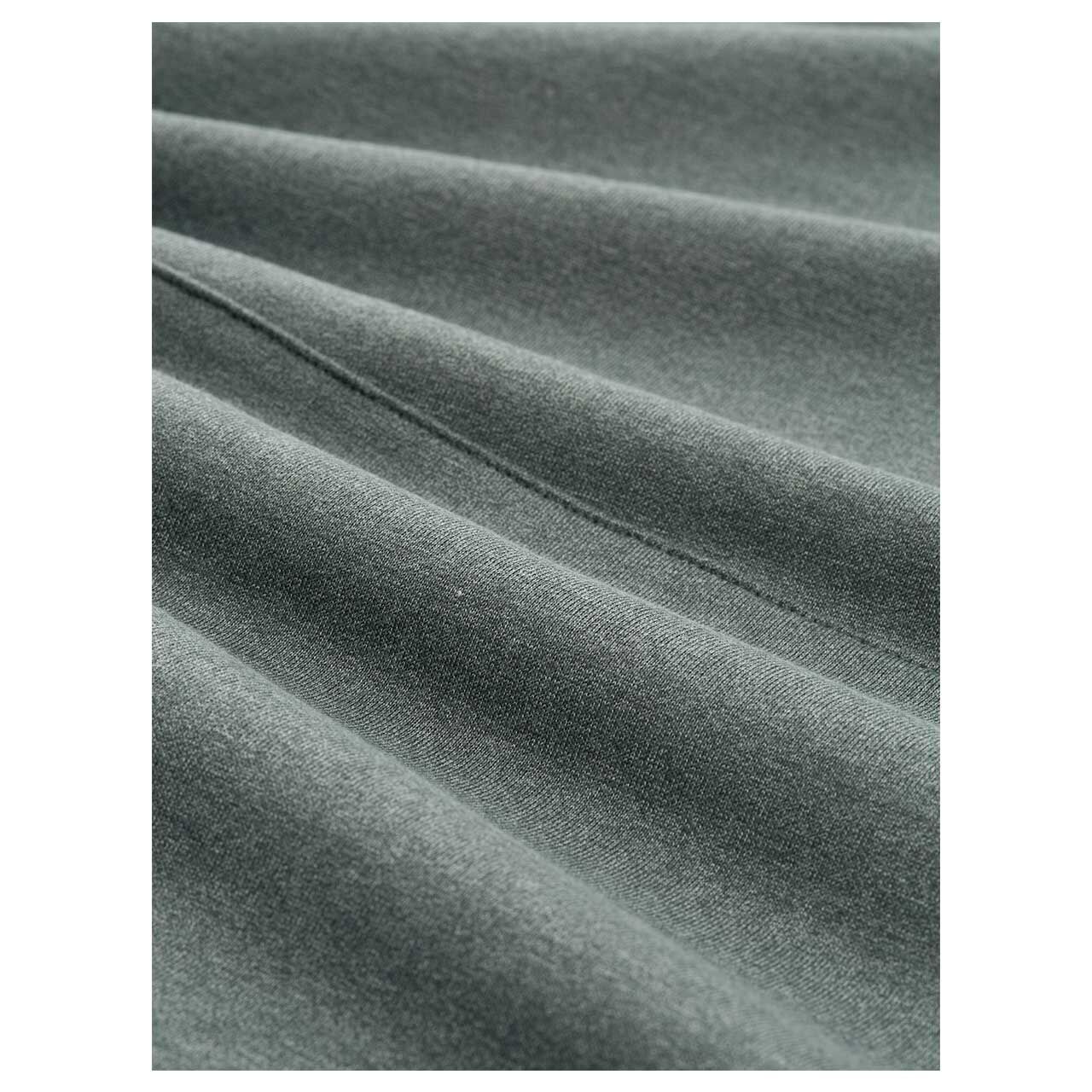 Herren Sweatshirt Structured Snood von Tom Tailor in Dunkelgrün, Detailansicht Stoff
