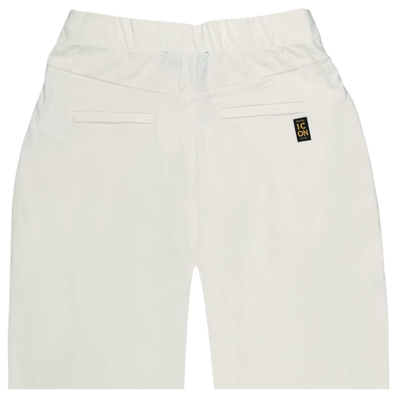 Damen 7/8 Hose Heartbreaker von Senoritas ICON in Cremeweiß, detaillierte Rückansicht