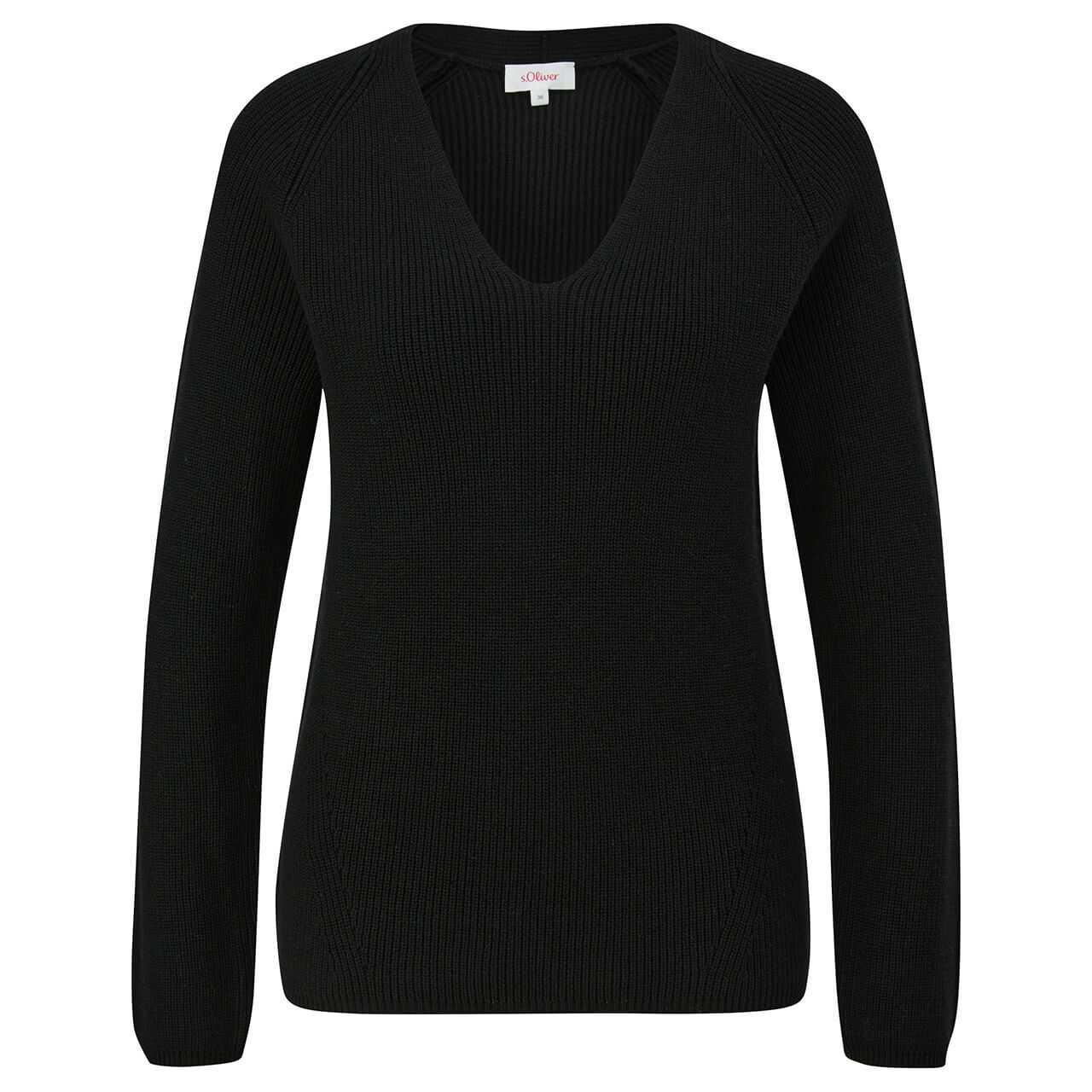s.Oliver Damen Pullover soft black