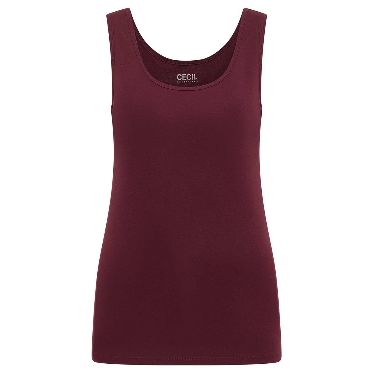 Cecil Damen Top Linda sweet grape red