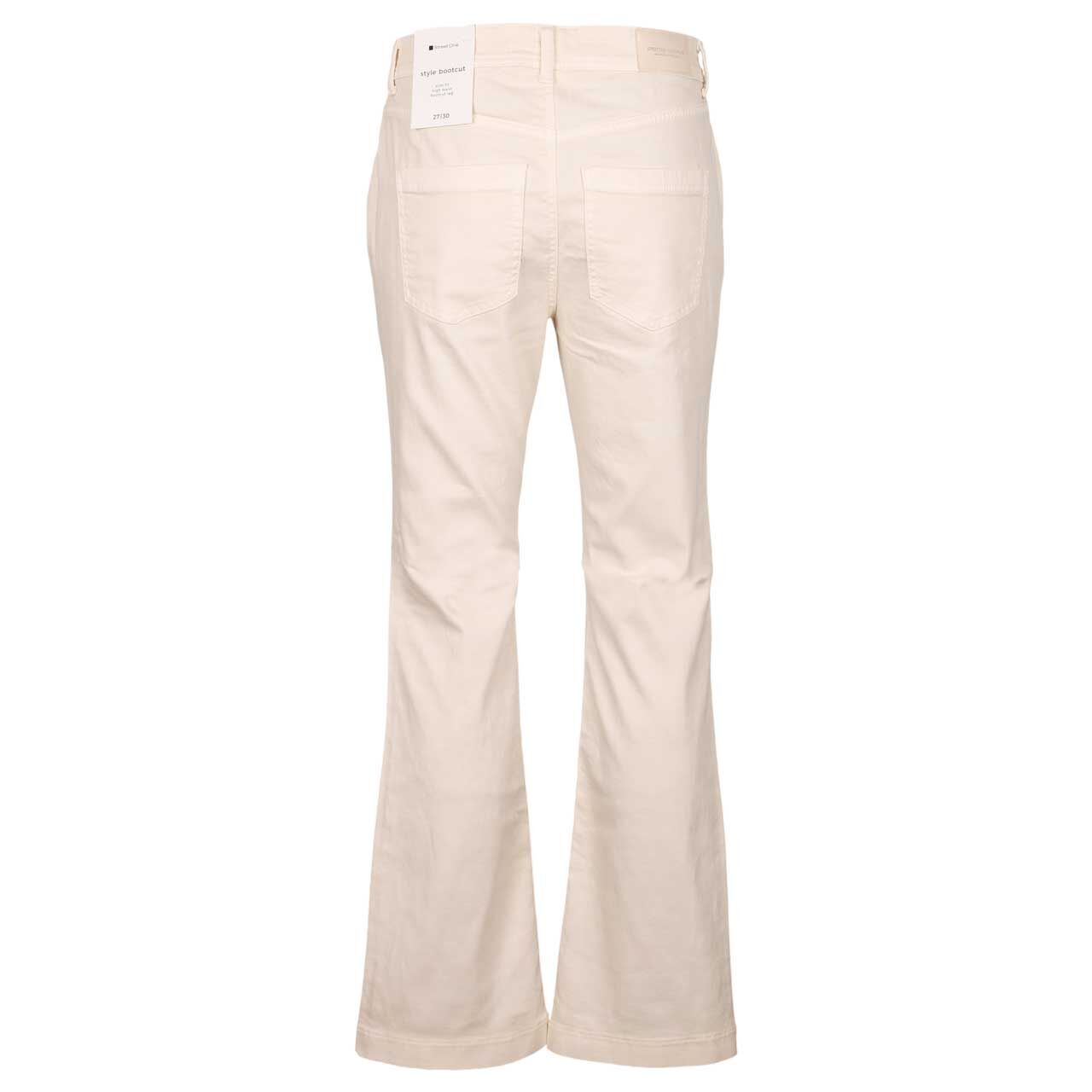 Damenjeans Bootcut von Street One in Cremeweiß, Rückansicht