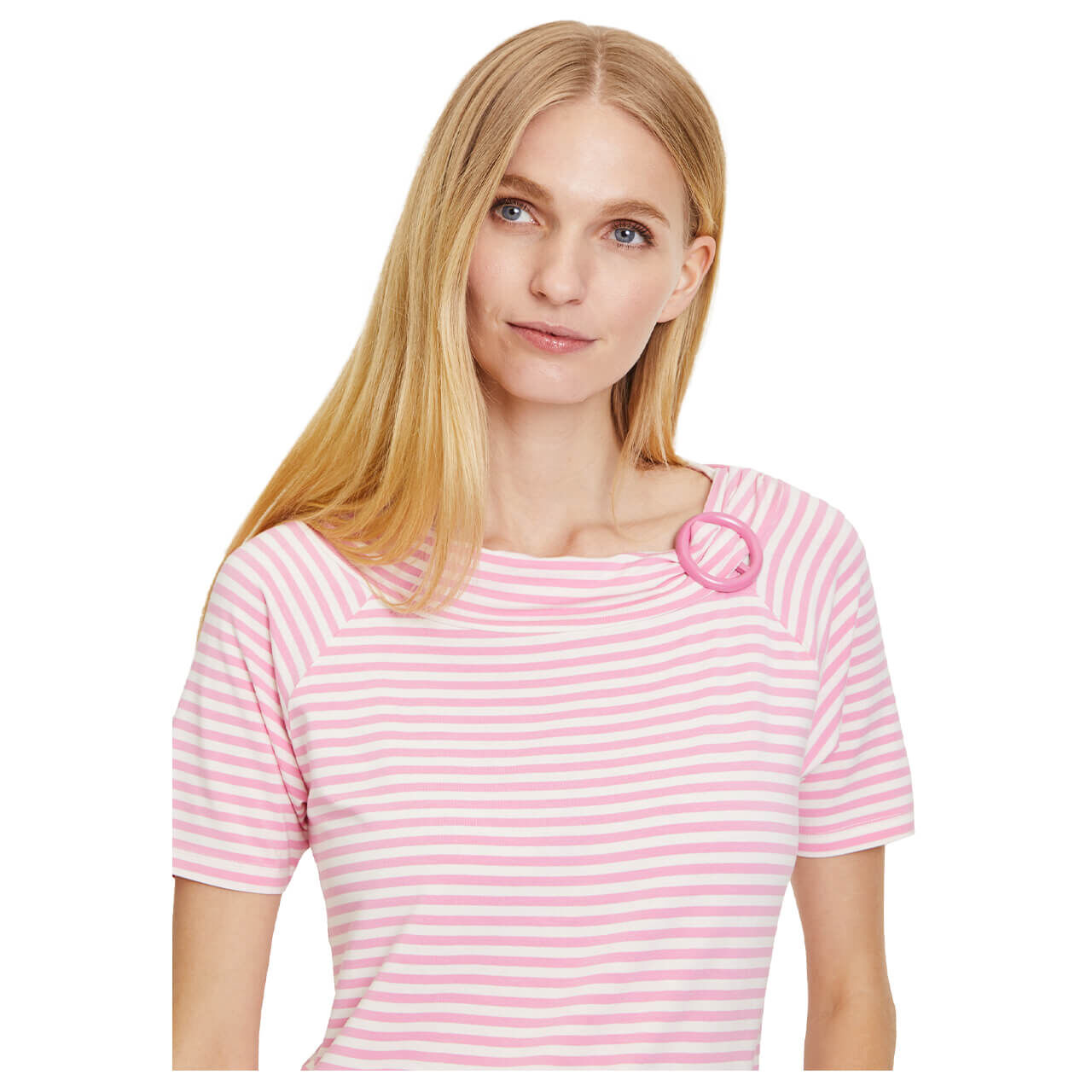 Betty Barclay Damen T-Shirt cream rose