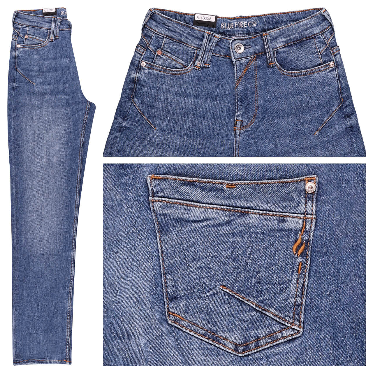 Blue Fire Lea Jeans stone blue Blue Fire Lea Jeans stone blue