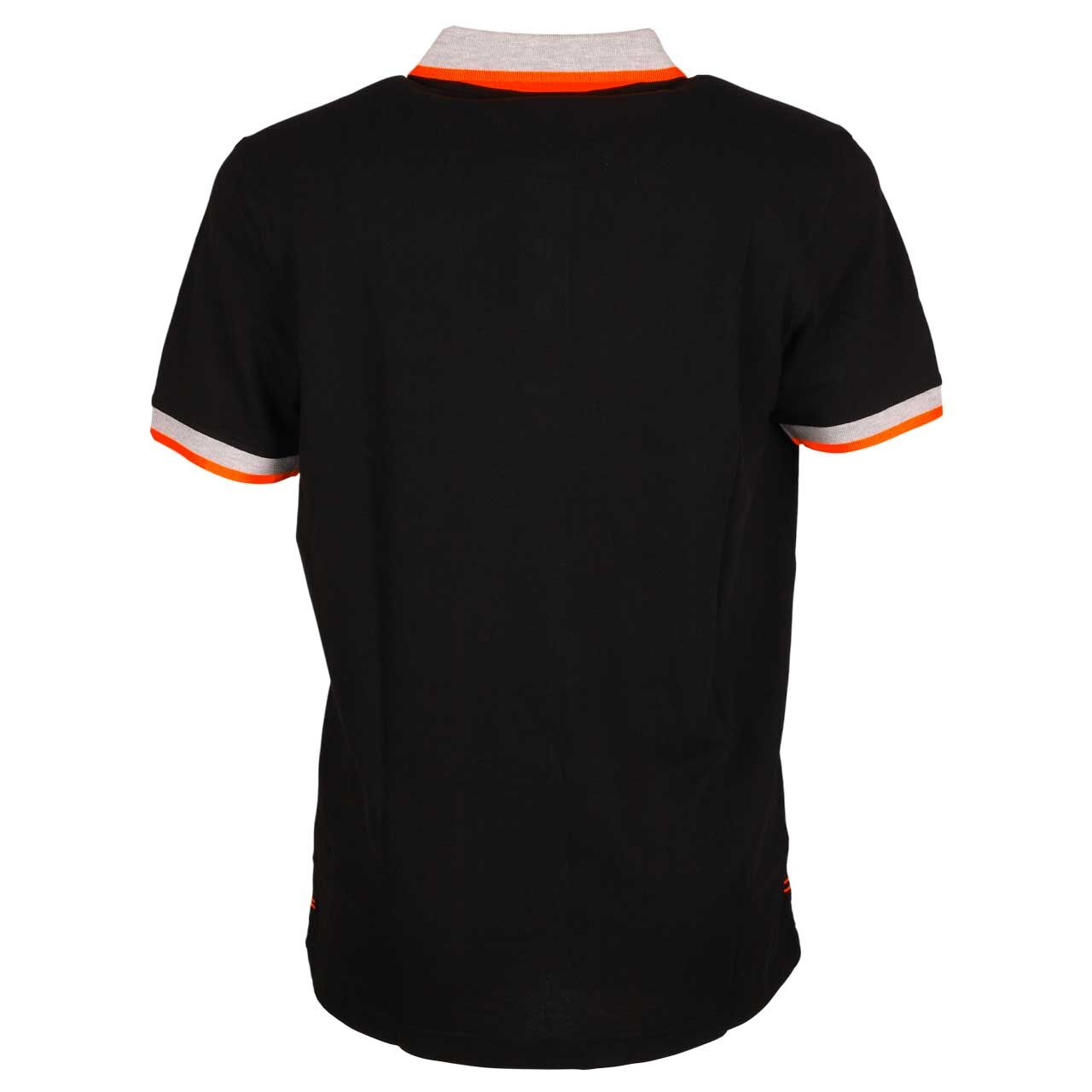 Herren Poloshirt von Wellensteyn in Schwarz, Rückansicht