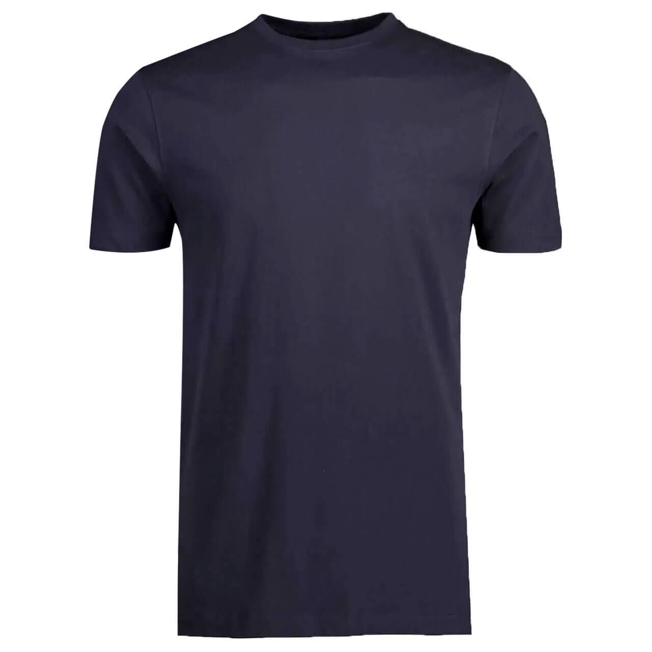 Lerros Herren T-Shirt Round Neck marine blue