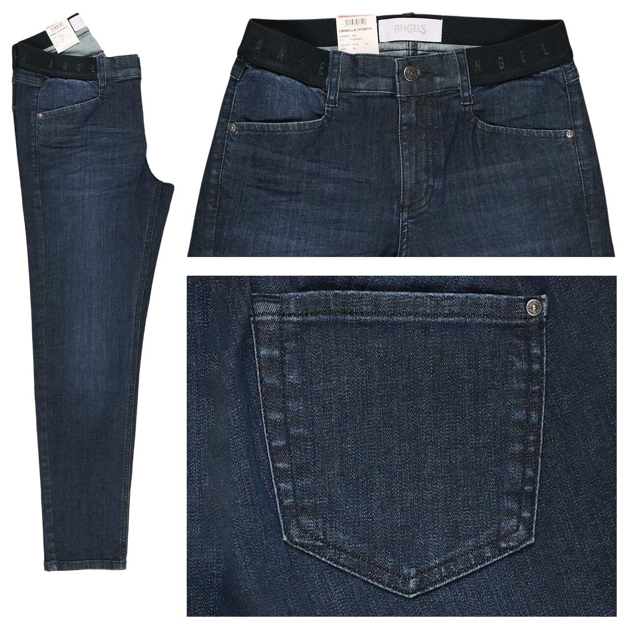 Angels Ornella Sporty 7/8 Jeans stone used buffi