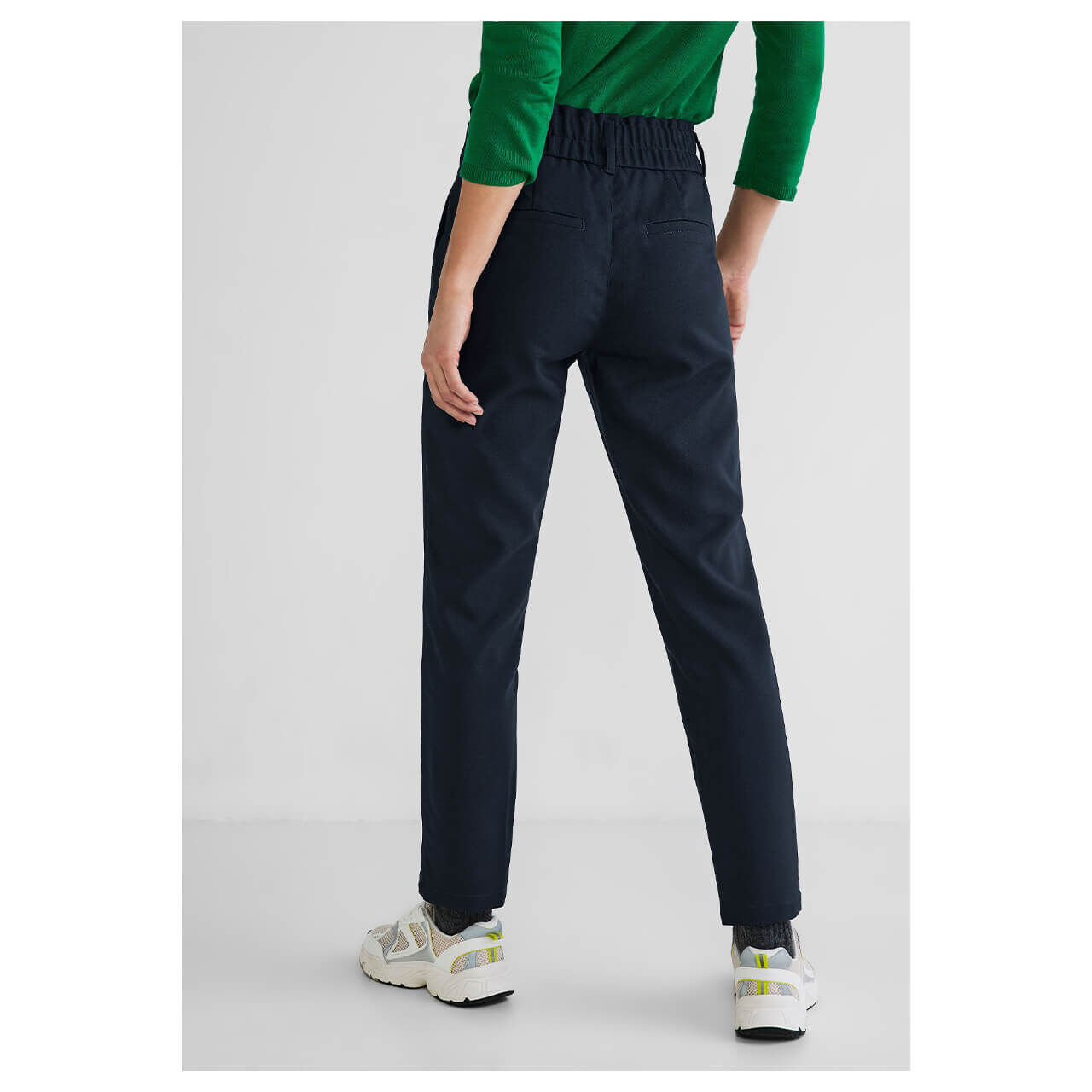 Street One Paperbag Hose deep blue