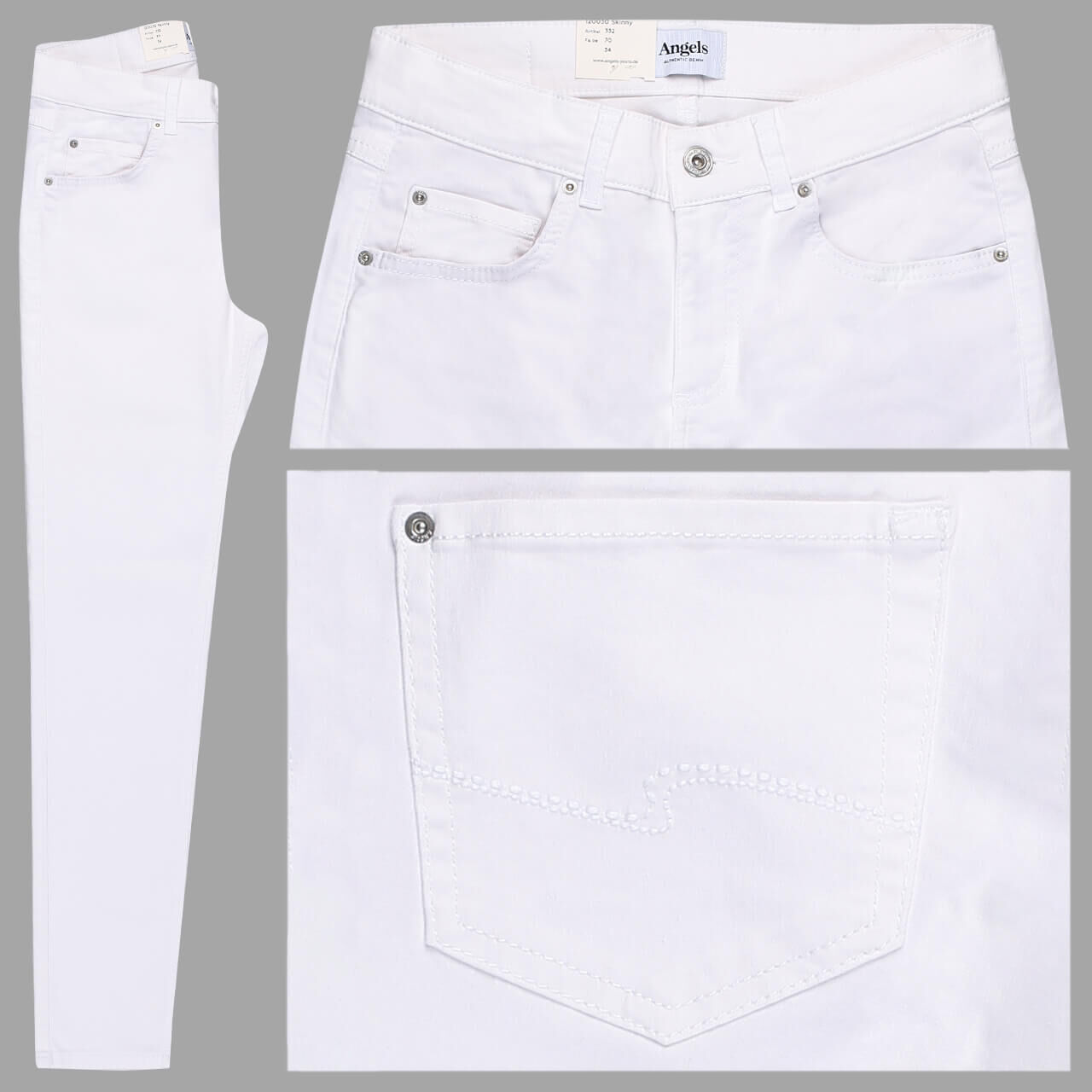 Angels Jeans Skinny für Damen in Weiß, FarbNr.: 70