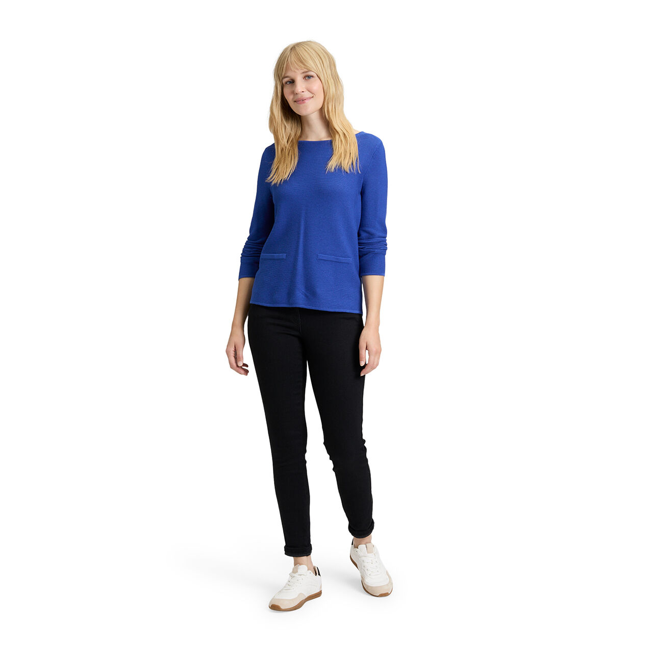 Damenpullover von Betty Barclay in Kobaltblau mit der Farbnummer 8329, Outfit