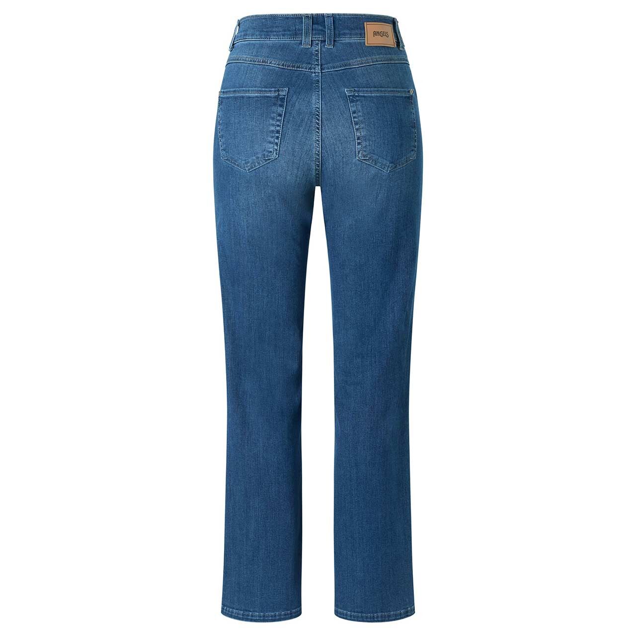 Damenjeans Lara von Angels in Blau angewaschen, Rückansicht