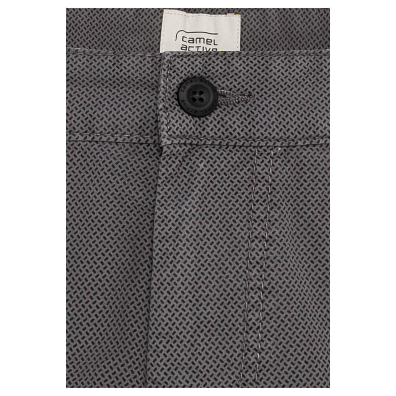 Camel active Houston Cargo Baumwoll Bermuda shadow grey printed
