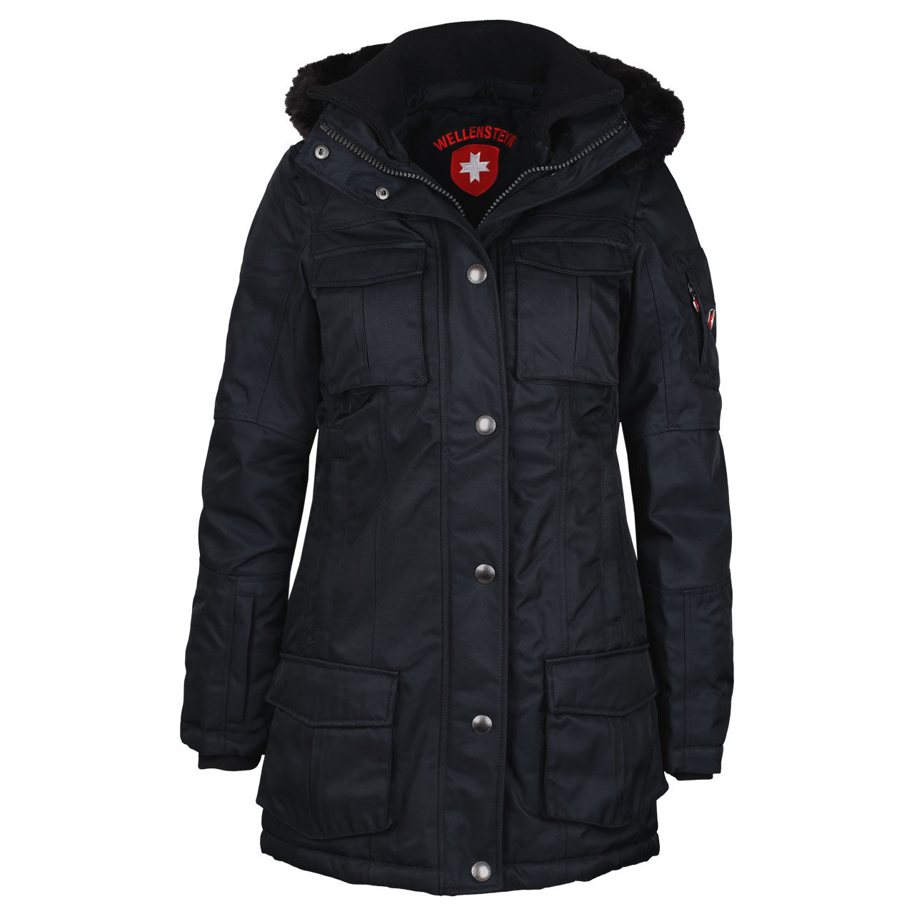 wellensteyn-jacke-schneezauber-midnightblue-vorne Wellensteyn Jacke Schneezauber für Damen in Mitternachtsblau
