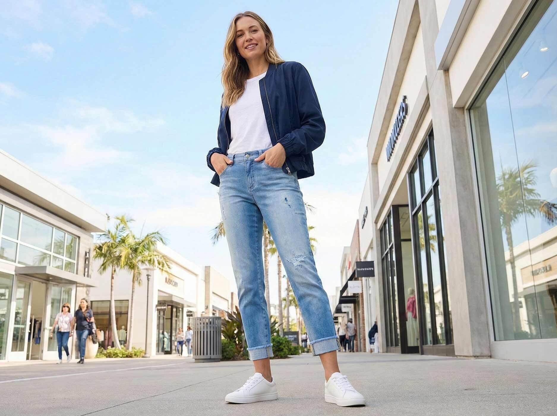 Frau mit Jeans Darleen