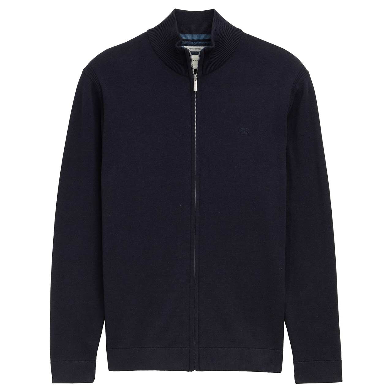 Tom Tailor Herren Strickjacke Basic Knit Jacket navy melange