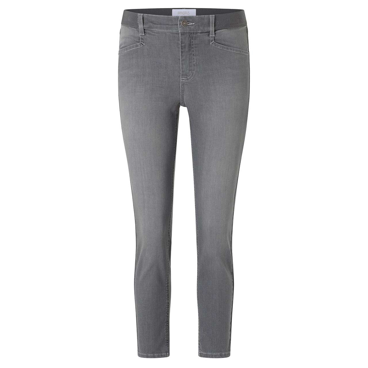 Damen 7/8 Jeans Ornella Sporty von Angels in Grau angewaschen, Vorderansicht