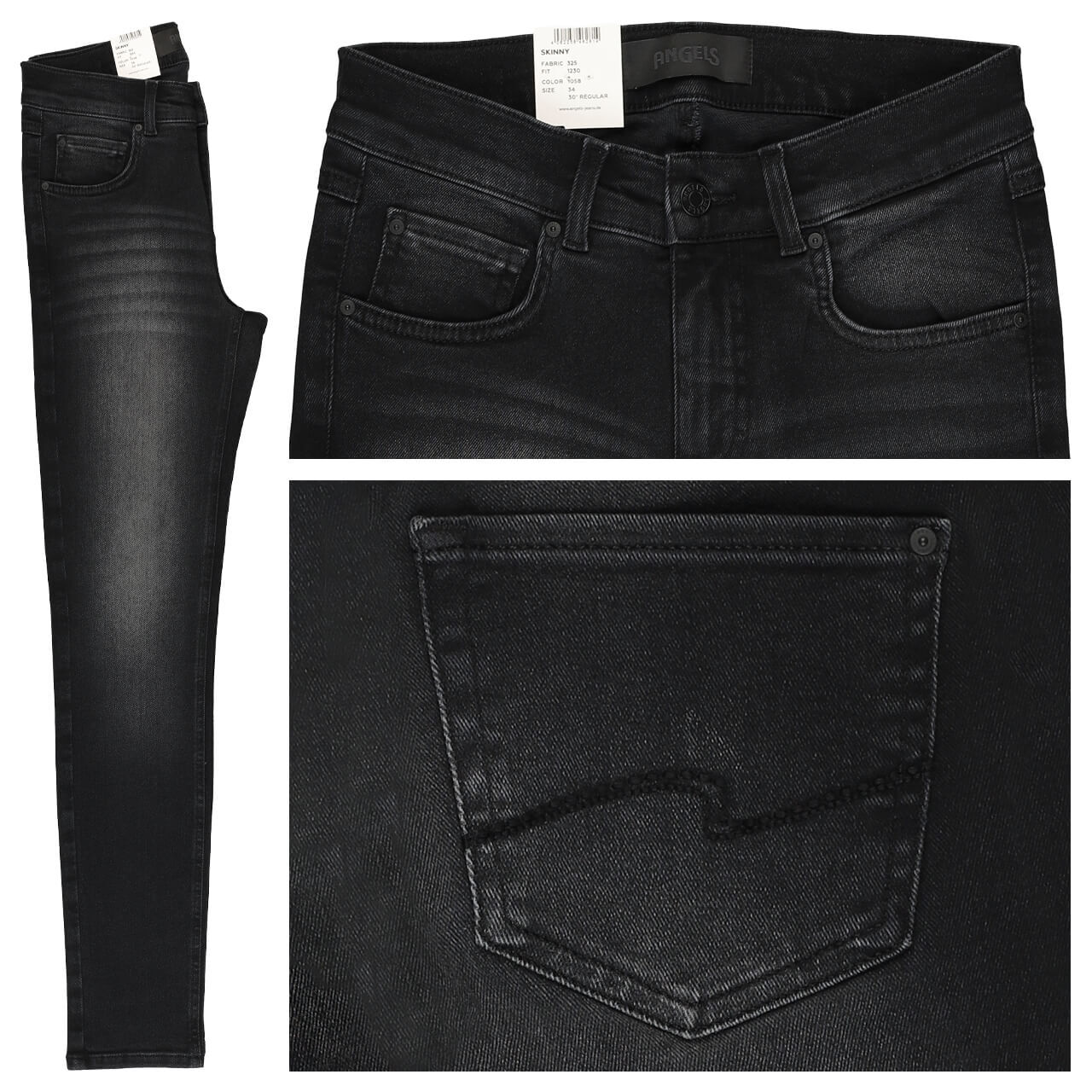 Angels Skinny Jeans black used buffi