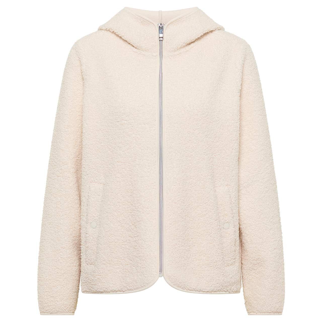 Cecil Damen Teddyjacke Solid Jacket vanilla white