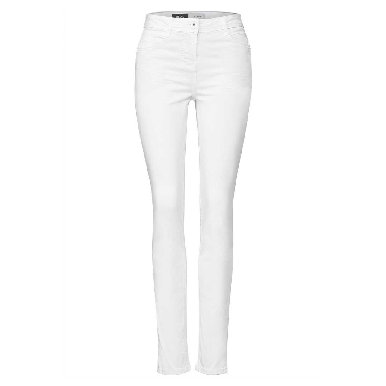 Cecil Toronto Jeans white denim