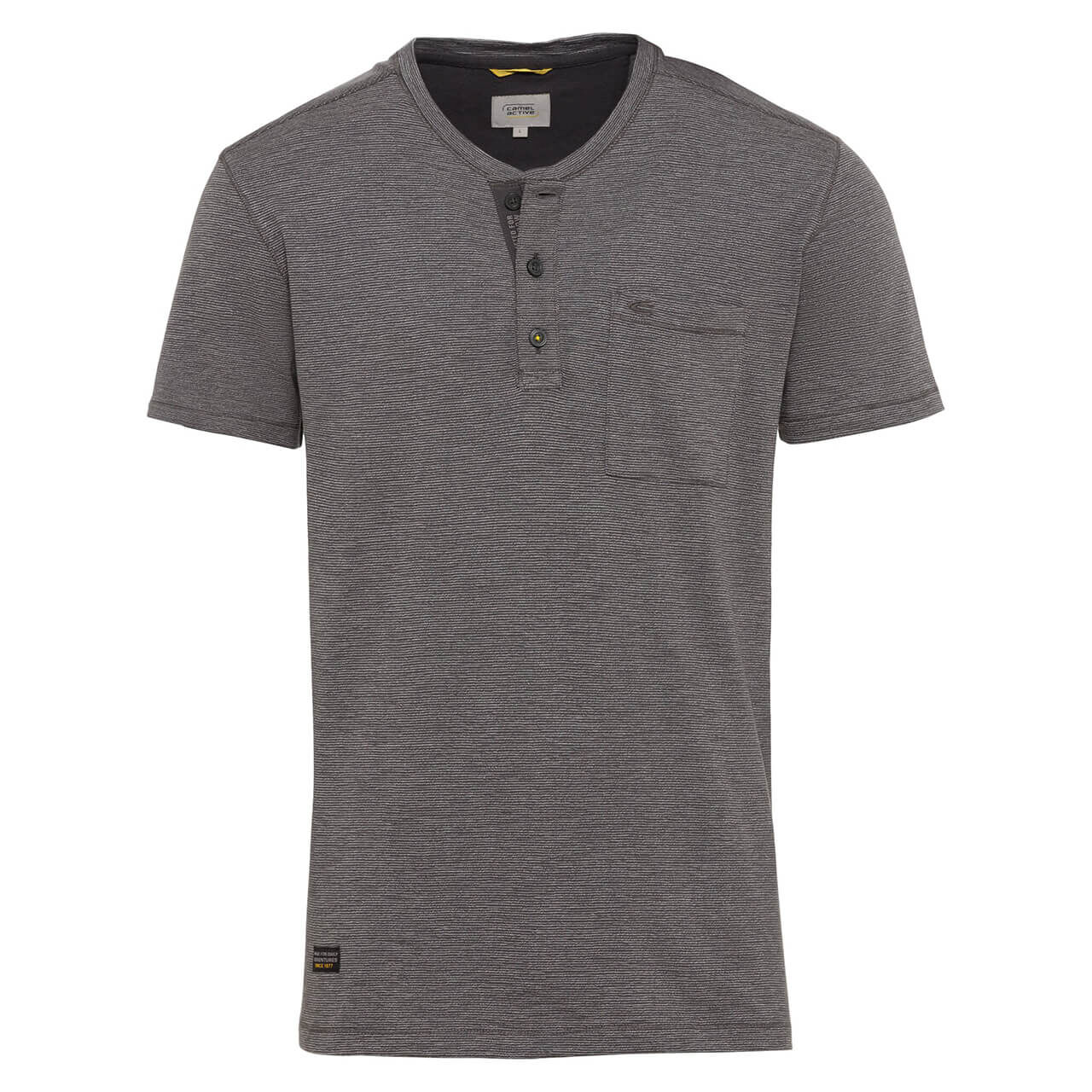 Camel active Herren T-Shirt grey fine stripes