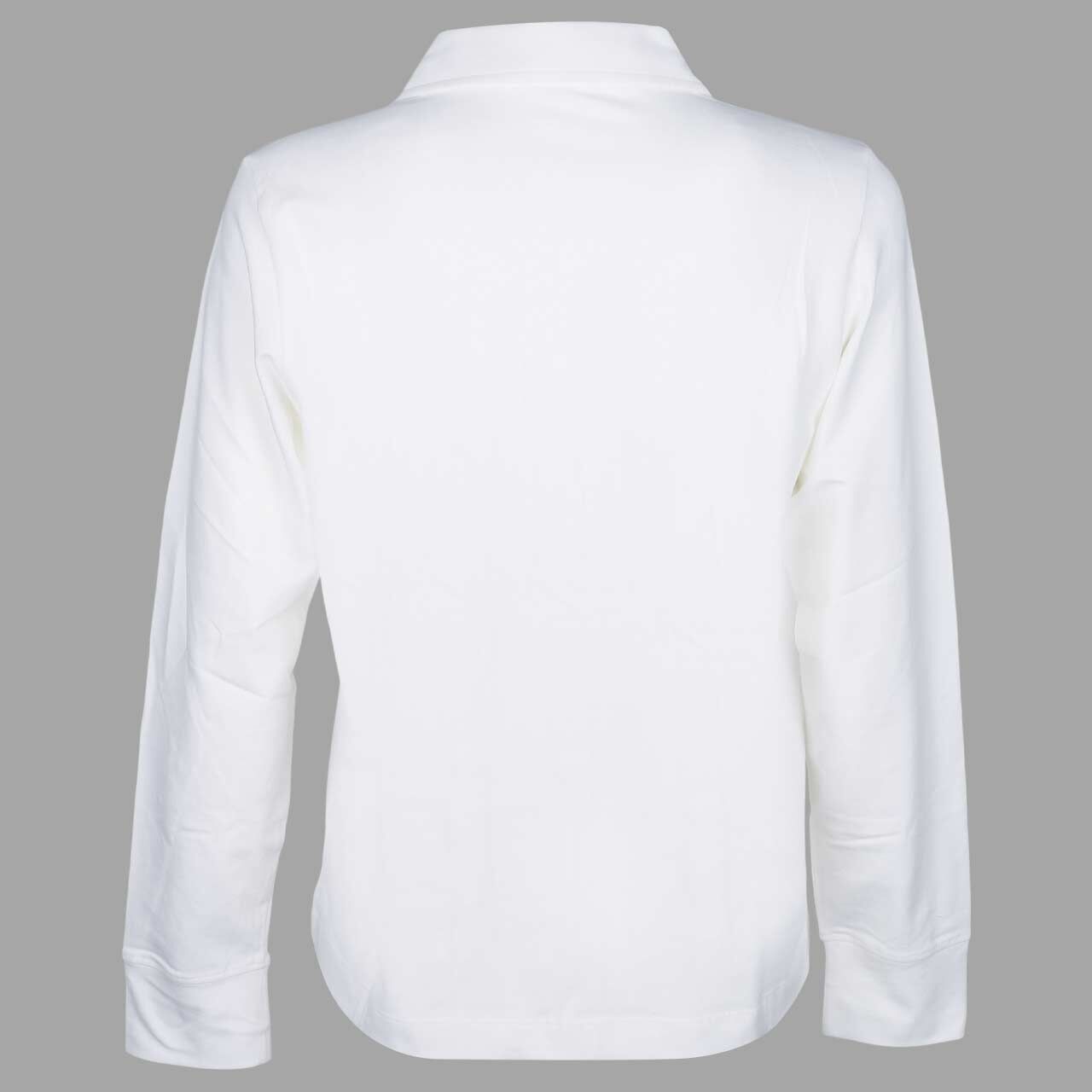 Damen Langarm Bluse von s.Oliver in Cremeweiß, Rückansicht