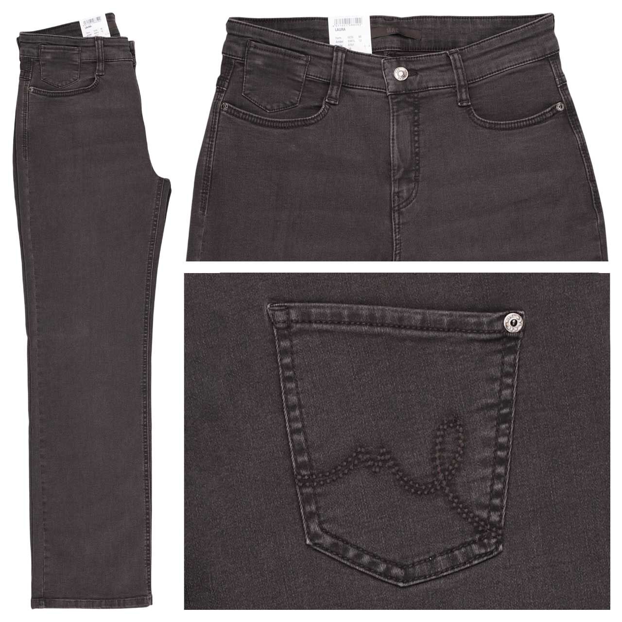 MAC Laura Jeans brown stone wash