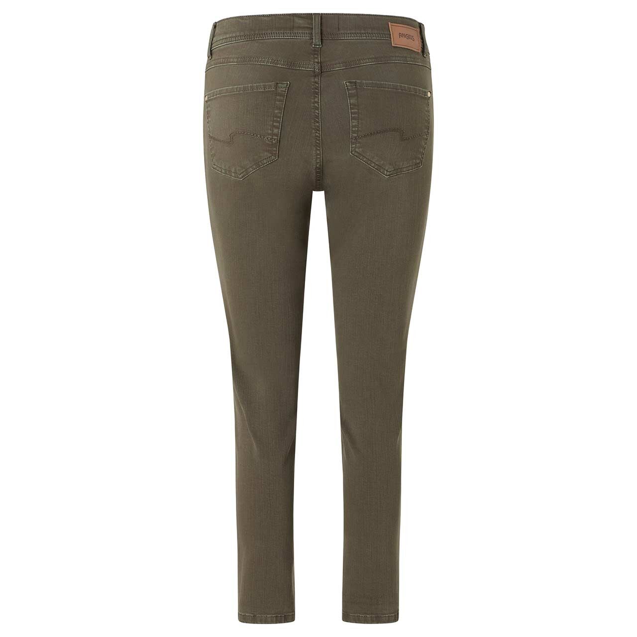 Damen 7/8 Jeans Ornella von Angels in Olivgrün, Rückansicht