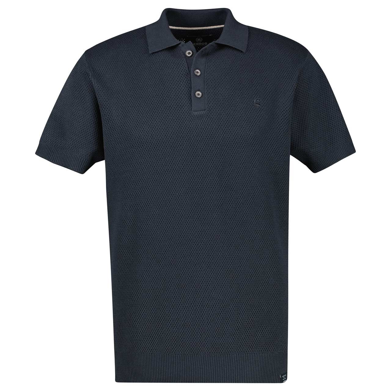 Lerros Herren Poloshirt navy structured