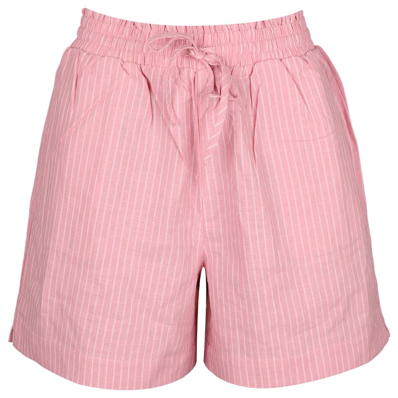 24 Colours Damen Baumwoll Shorts pink stripes