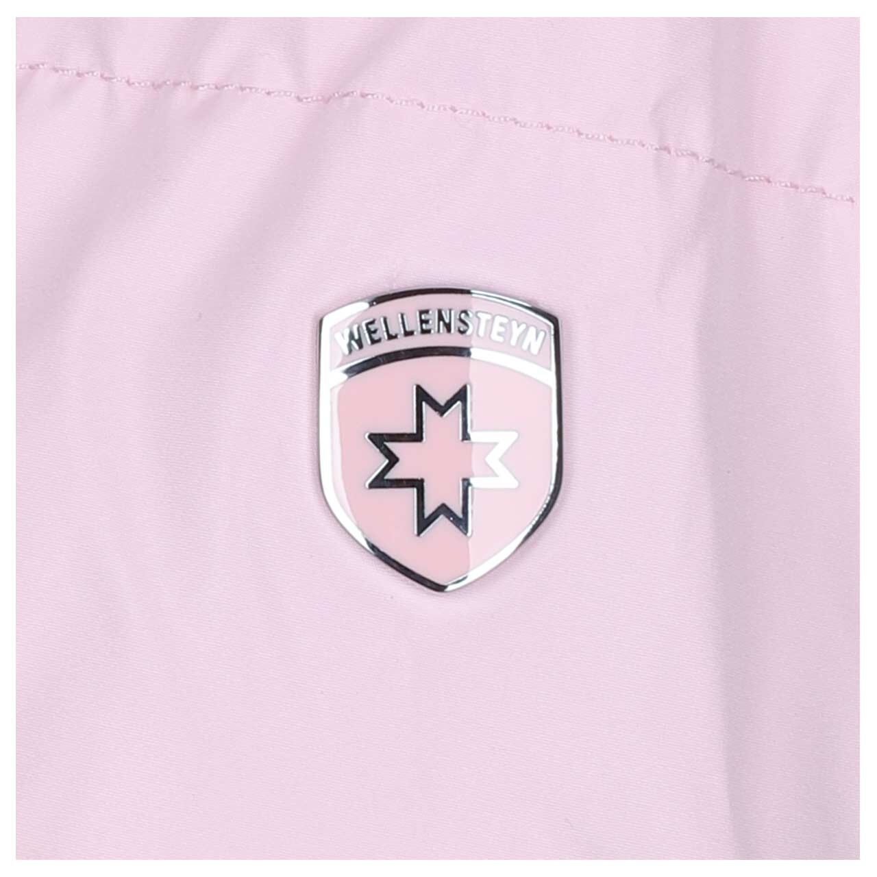 Damen Jacke Cordoba Short von Wellensteyn in Rosa, Detailansicht vom Logo