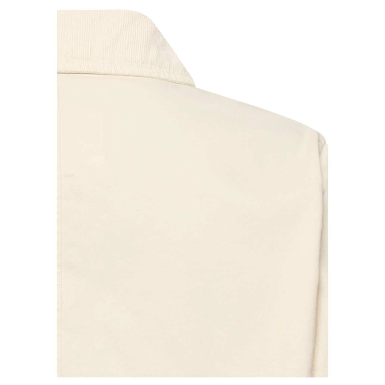 Damen Hemdjacke von Camel active in Cremeweiß, detaillierte Seitenansicht