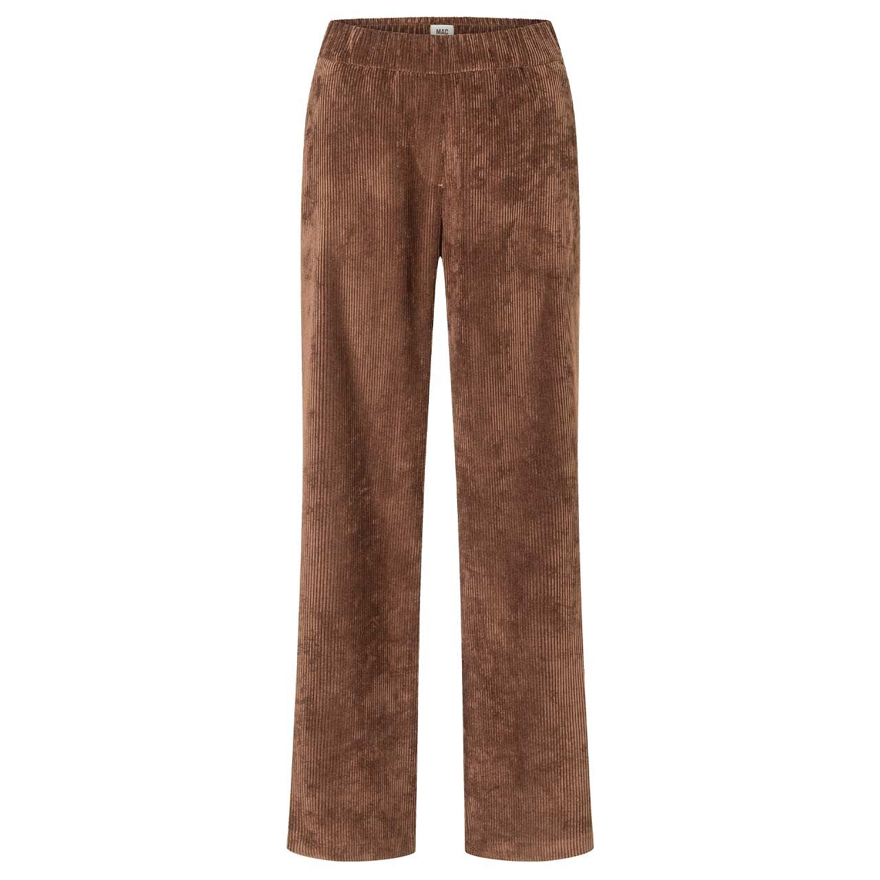 Damen Cordhose Chiara von MAC in Braun, Vorderansicht