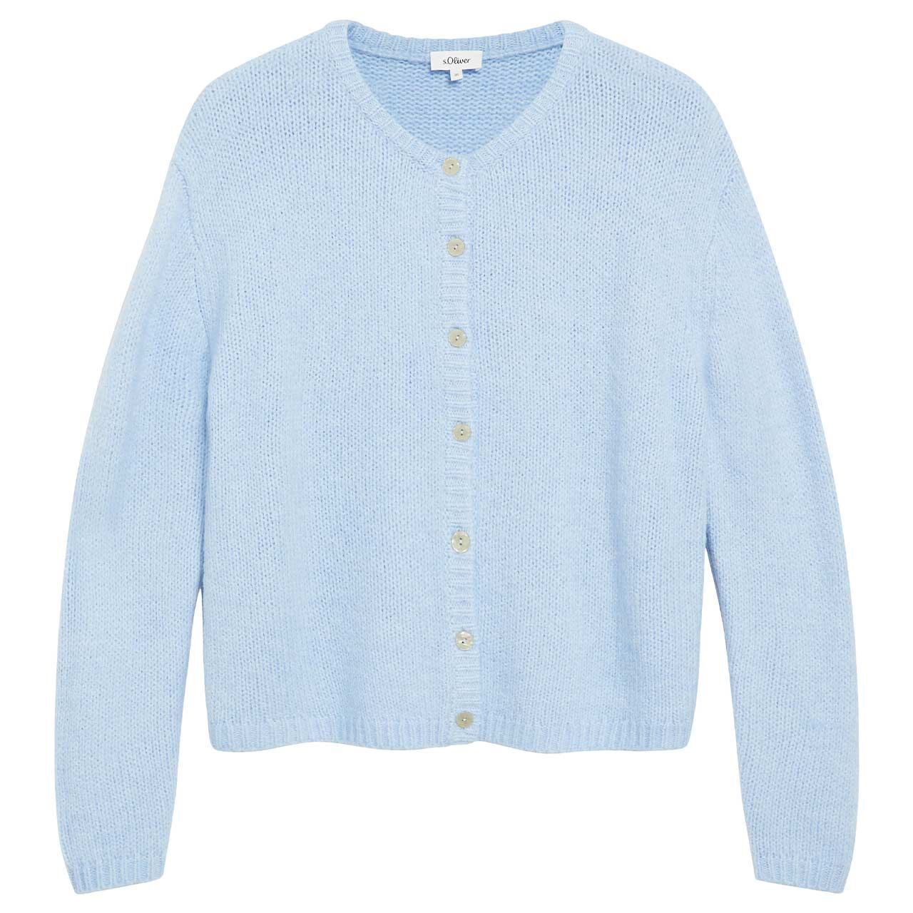 s.Oliver Damen Strickjacke blue haze