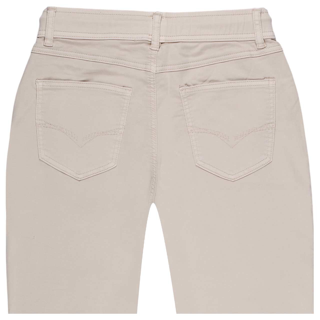 Damenhose Tessy Jogpants Ankle Baumwollhose von Red Button in Beige, Rückansicht