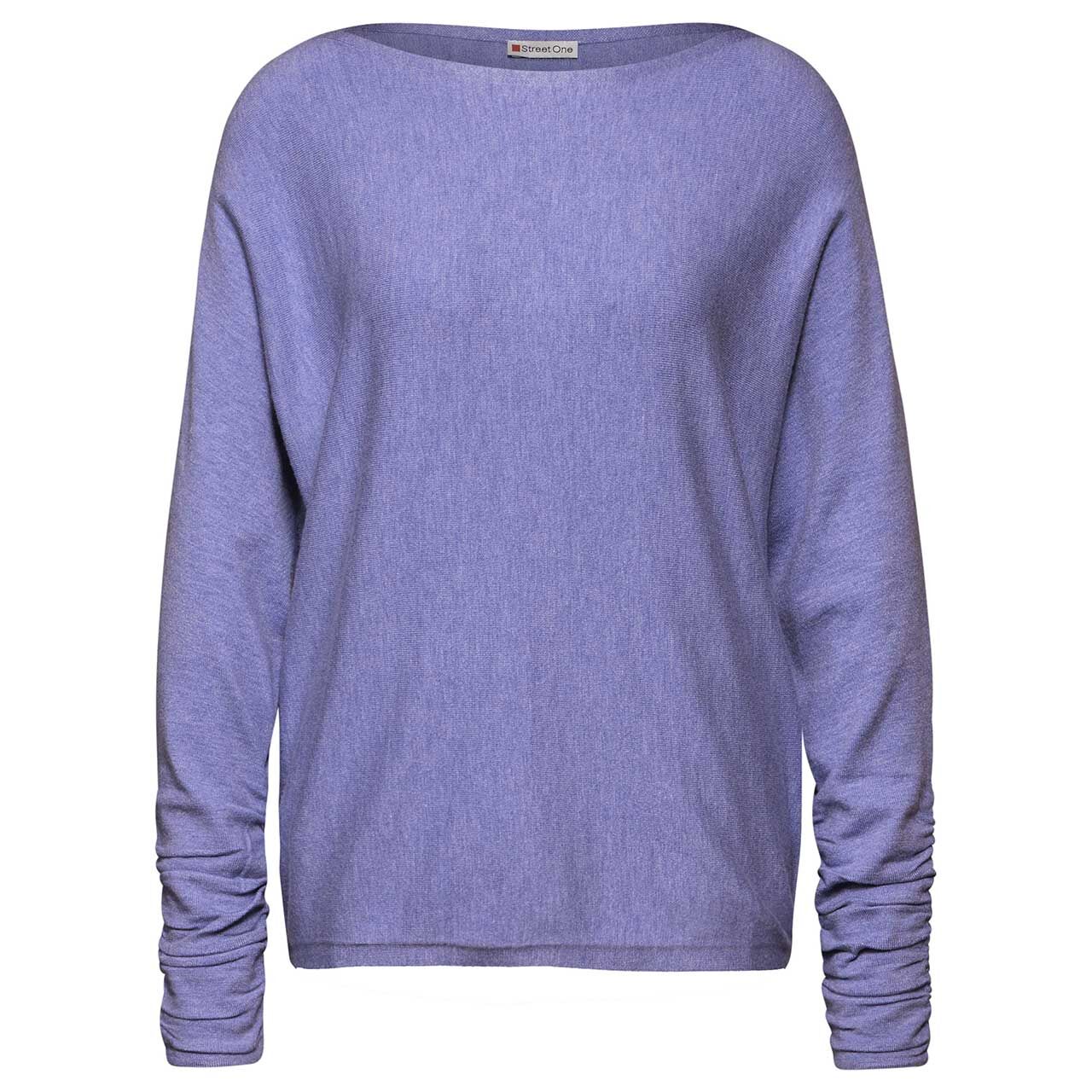 Street One Damen Pullover Dolman Sweater lilac dusk melange