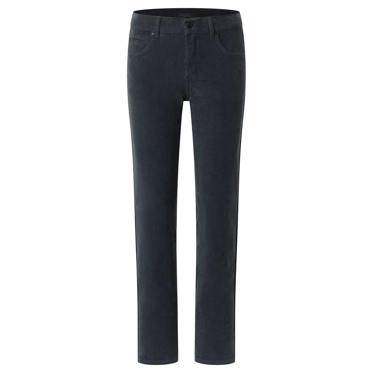 Damen Cordhose Cici von Angels in Dunkelgrau, Vorderansicht