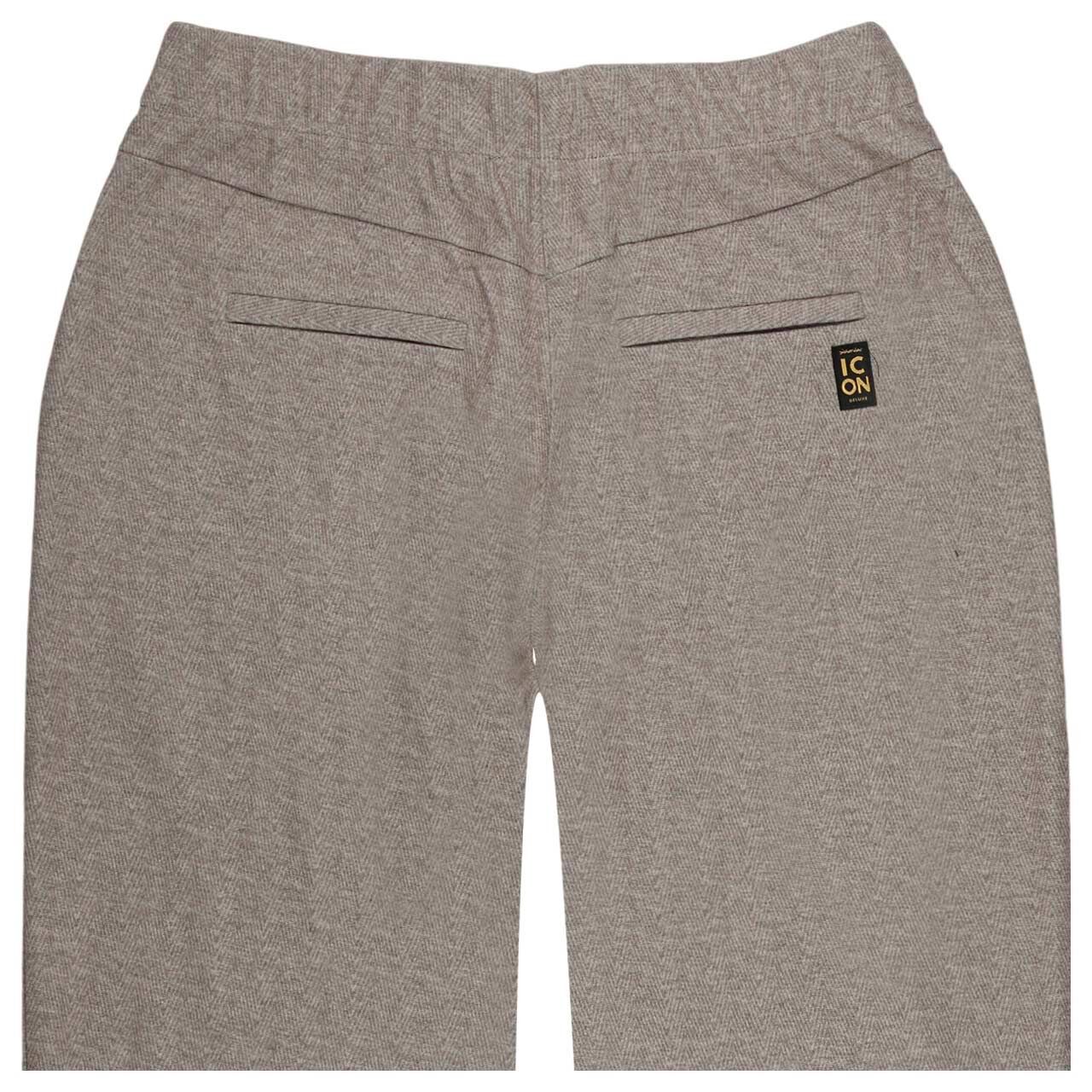Damen 7/8 Hose Heartbreaker von Senoritas ICON in Beige mit Print, detaillierte Rückansicht