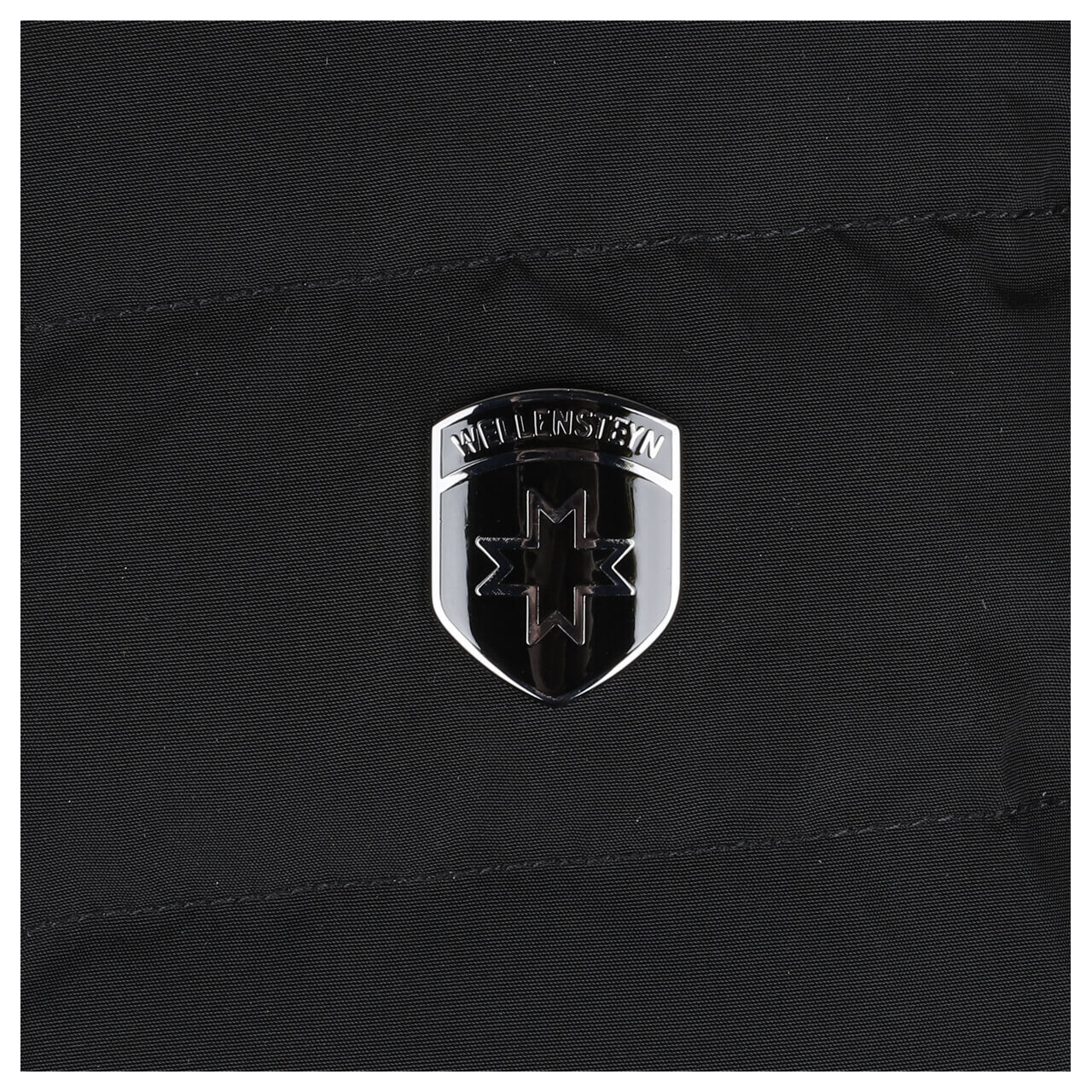 Herren Jacke Polar Men von Wellensteyn in Schwarz, Detailansicht vom Logo