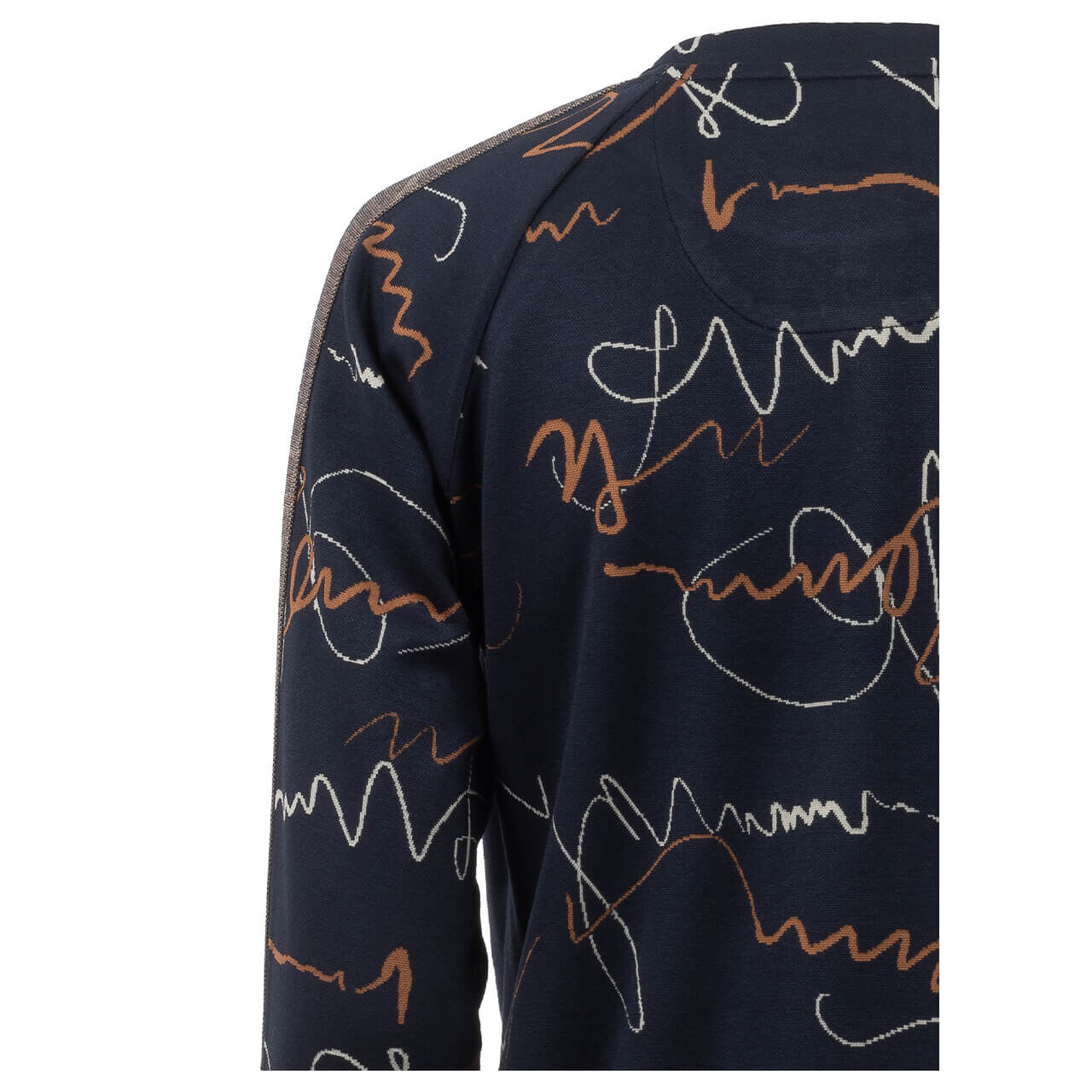 Soquesto Damen Sweatshirt navy abstract printed