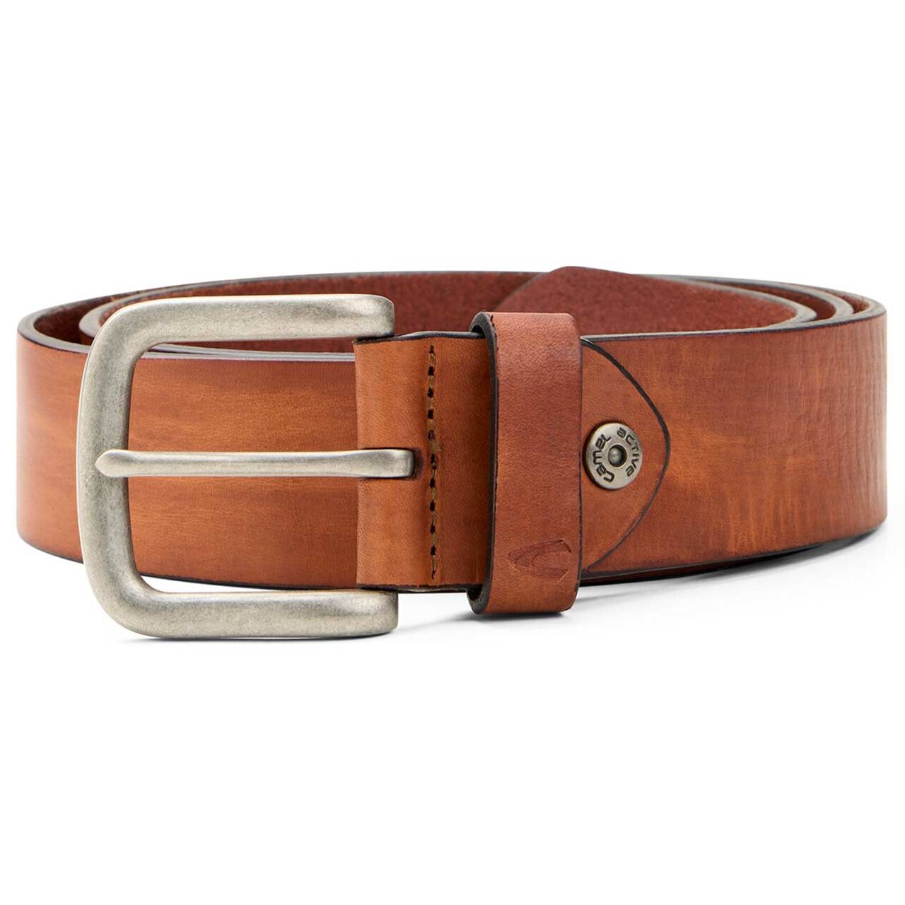 Camel active Herren Ledergürtel soft cognac