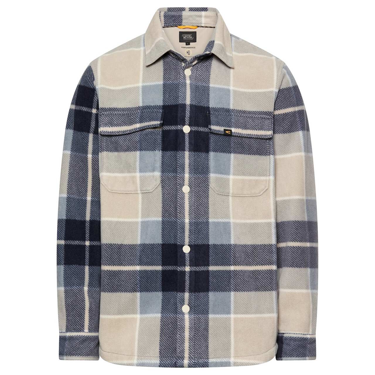 Camel active Herren Hemdjacke lyons blue check