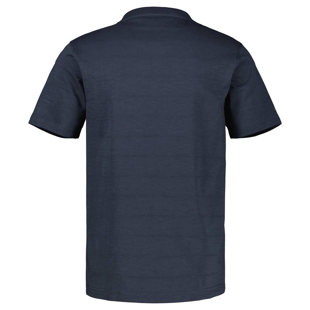 Herren T-Shirt von lerros in Dunkelblau mit Print, Rückansicht