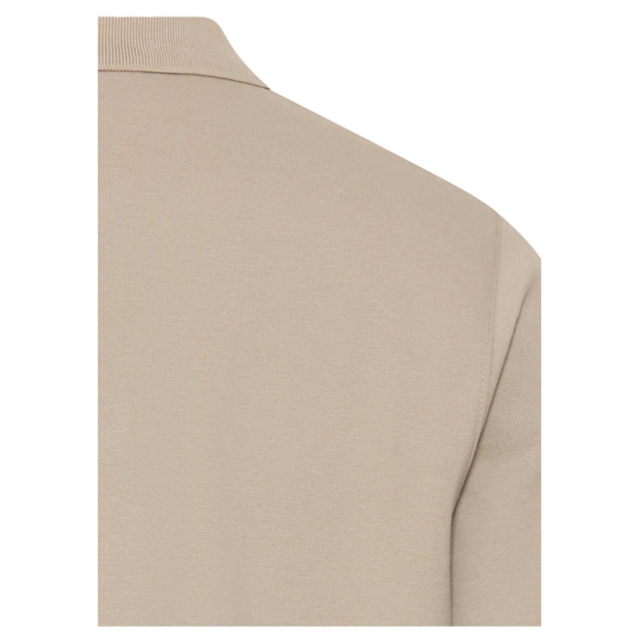 Herren Poloshirt von Camel active in Beige, detaillierte Rückansicht Kragen