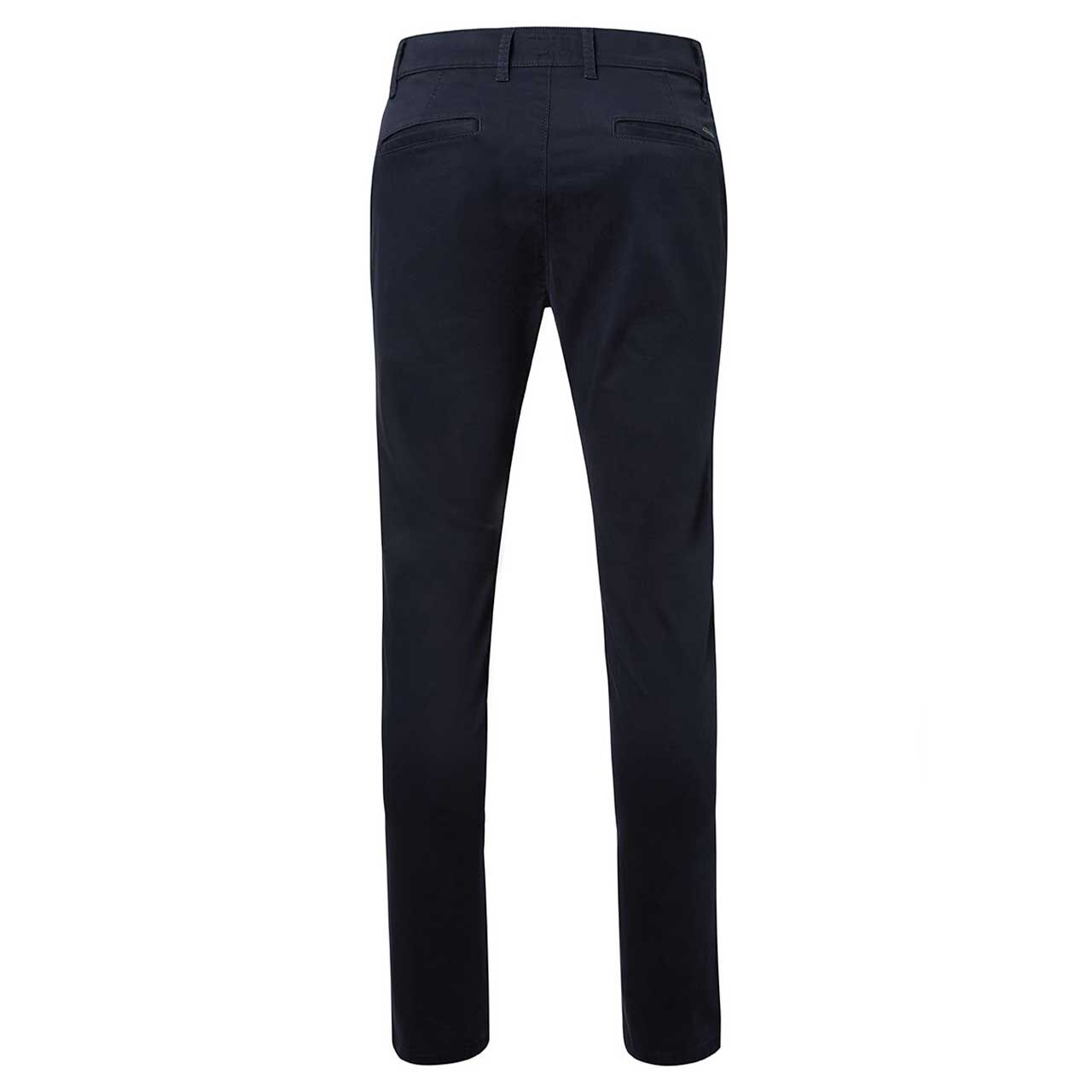 Stretch Chinohose Enrico in Dunkelblau von Pioneer, Rückansicht
