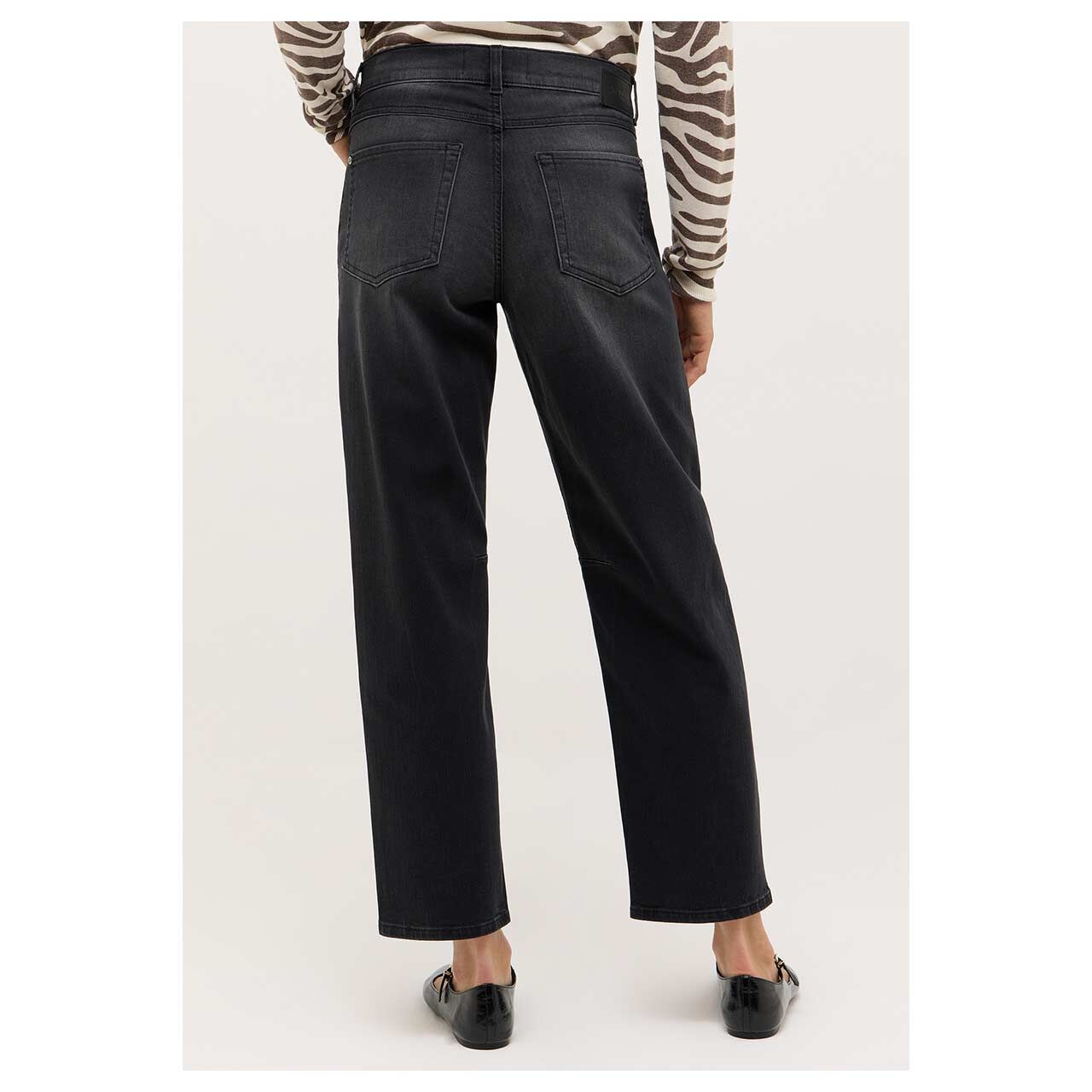 Angels Evy Barrel Ankle Jeans anthracite used buffi