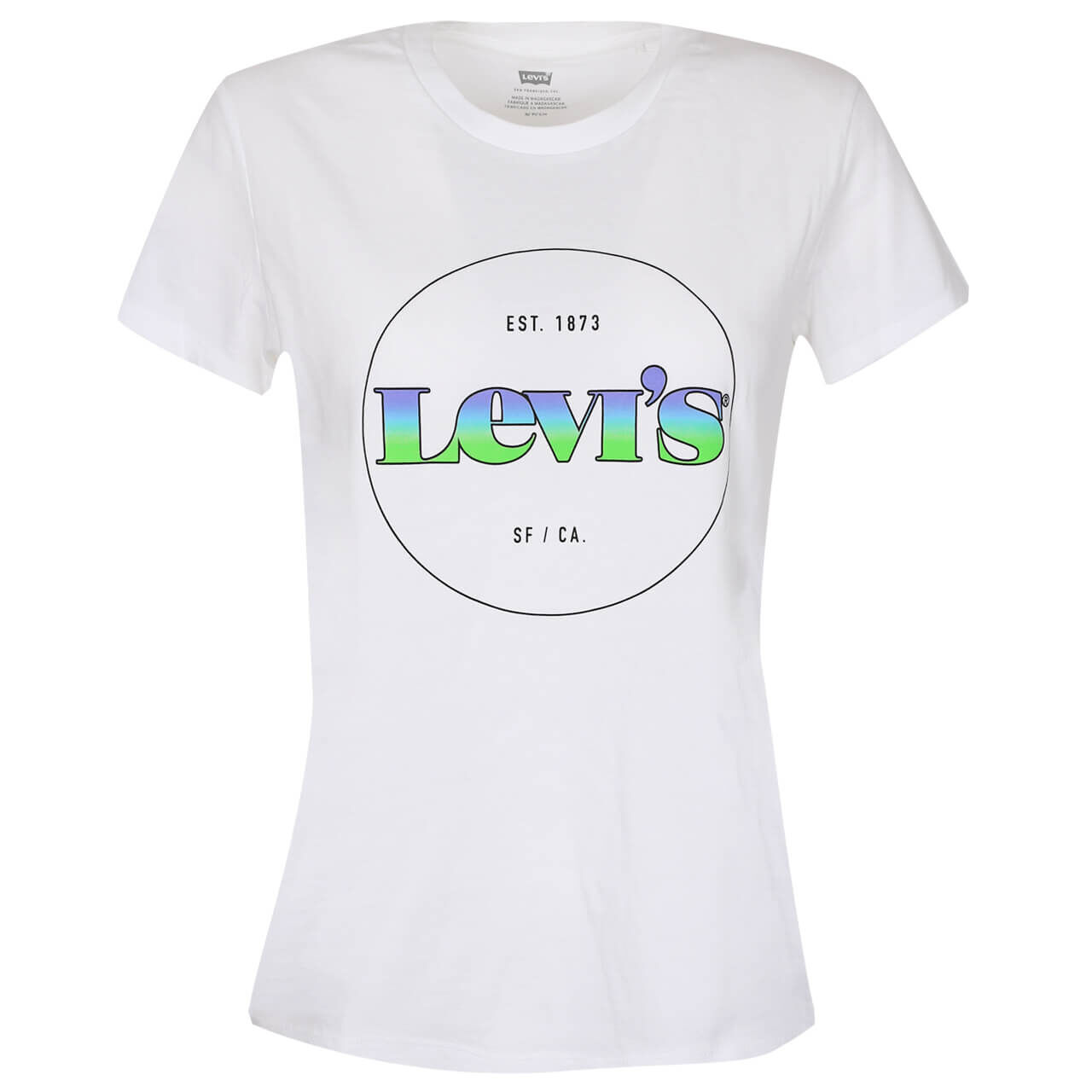 Levis Logo T-Shirt für Damen in Weiß mit Print, FarbNr.: 1295